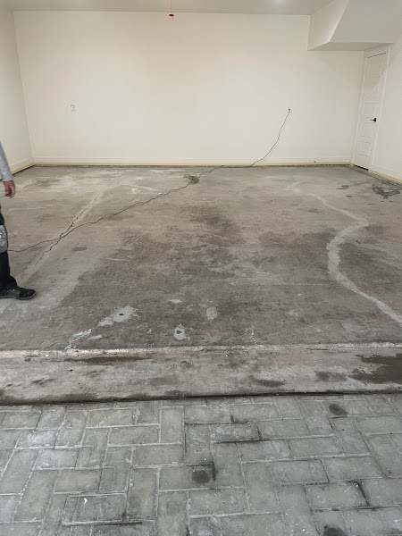Interior painting preparation project